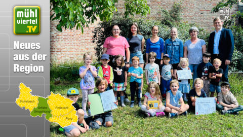 Kindergarten Puchenau sichert sich 1. Platz beim Gartenwettbewerb „Gemeinsam Klima-Garteln“
